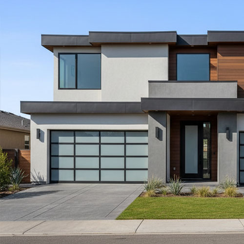 aluminum-and-glass Sliding Electric Gates